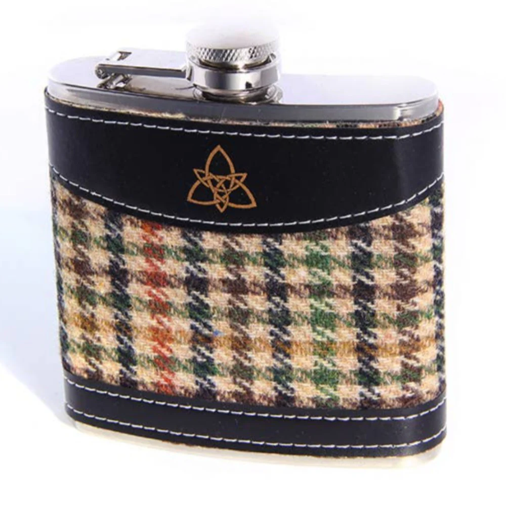 Celtic Ore 18 cl Lommelærke - Brown Houndstooth Tweed